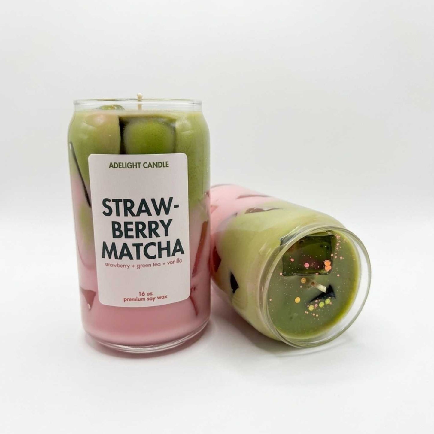 Strawberry Matcha Latte Drink
