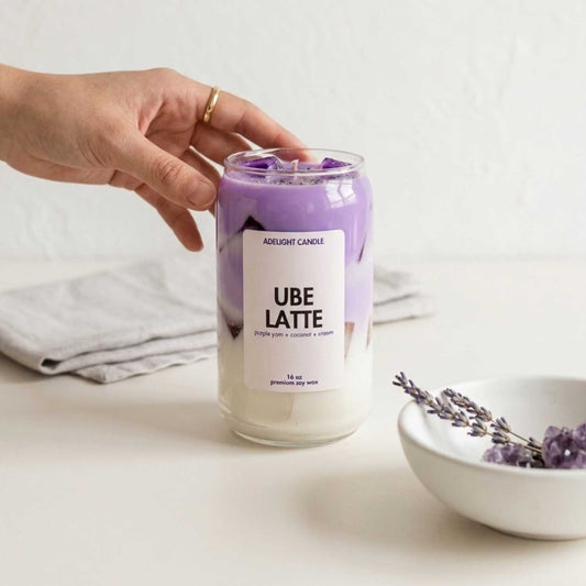 Ube Latte Drink